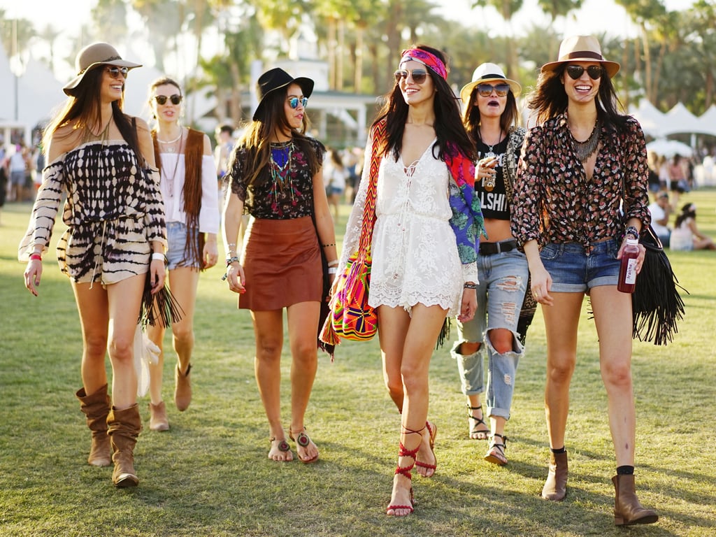 Proof that the most stylish festivalgoers don't leave home without a hat, a headscarf, and a few fringe details.