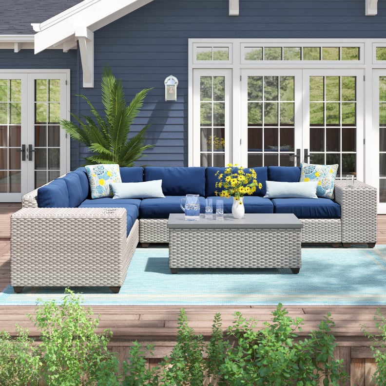 A Wrap-Around Sectional: Merlyn 5 Person Seating Group