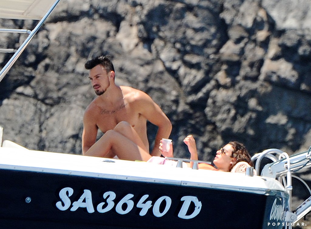 Lea Michele Kisses Matthew Paetz in Italy | Pictures