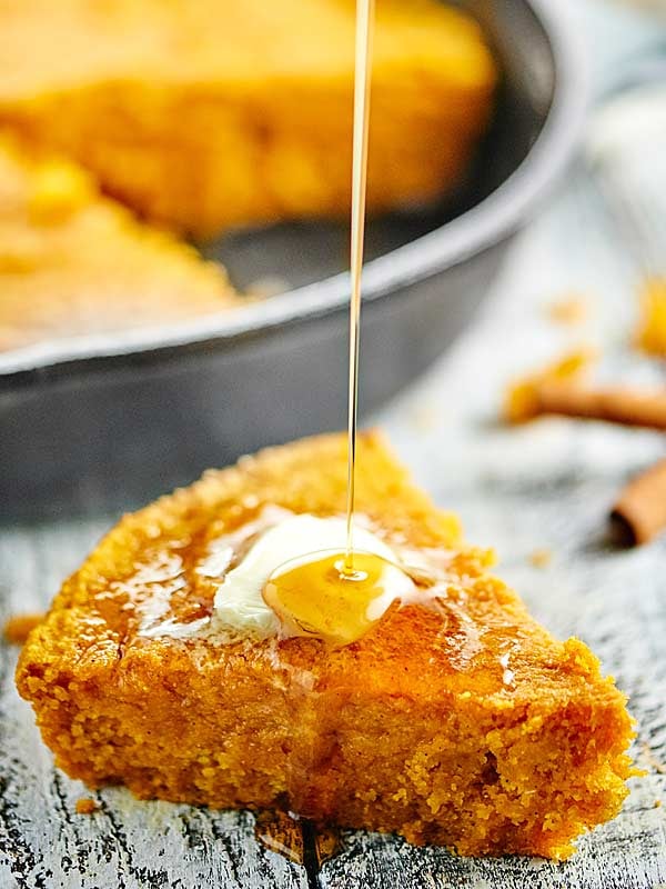 Vegan Pumpkin Cornbread