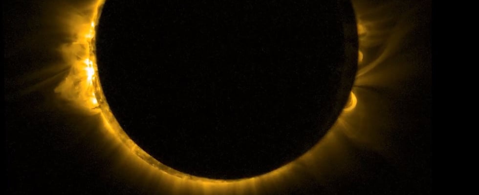 Astronauts Share Photos of Solar Eclipse From Space