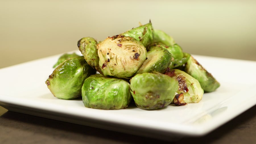 Maple Miso Brussels Sprouts!