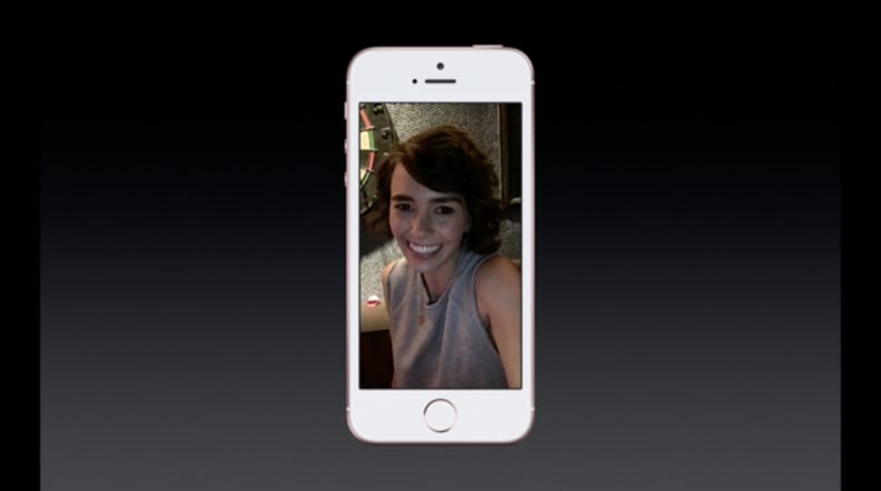 The new iPhone SE also has retina flash to create a brighter display for better selfies.