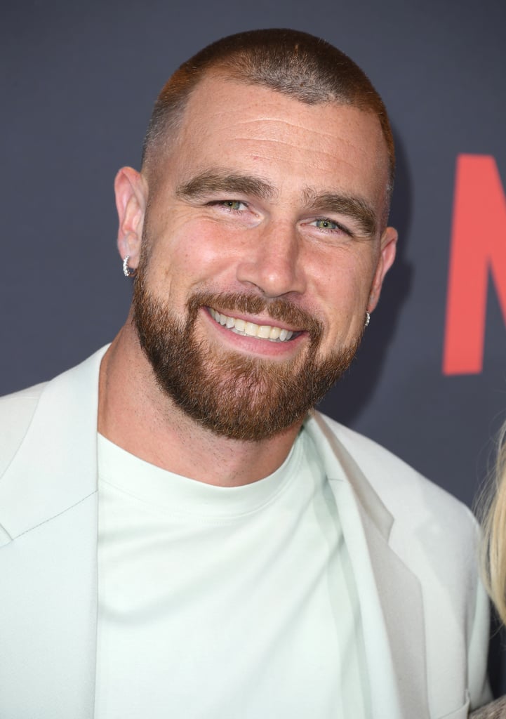 Travis Kelce and Mom Donna Kelce at the Quarterback Premiere