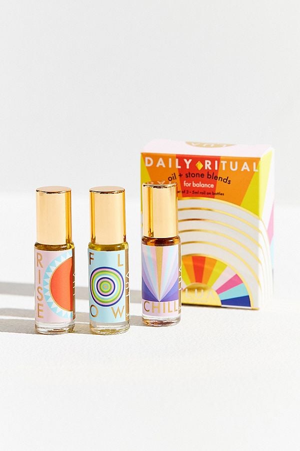 LUA Skincare Daily Ritual Oil + Stone Set