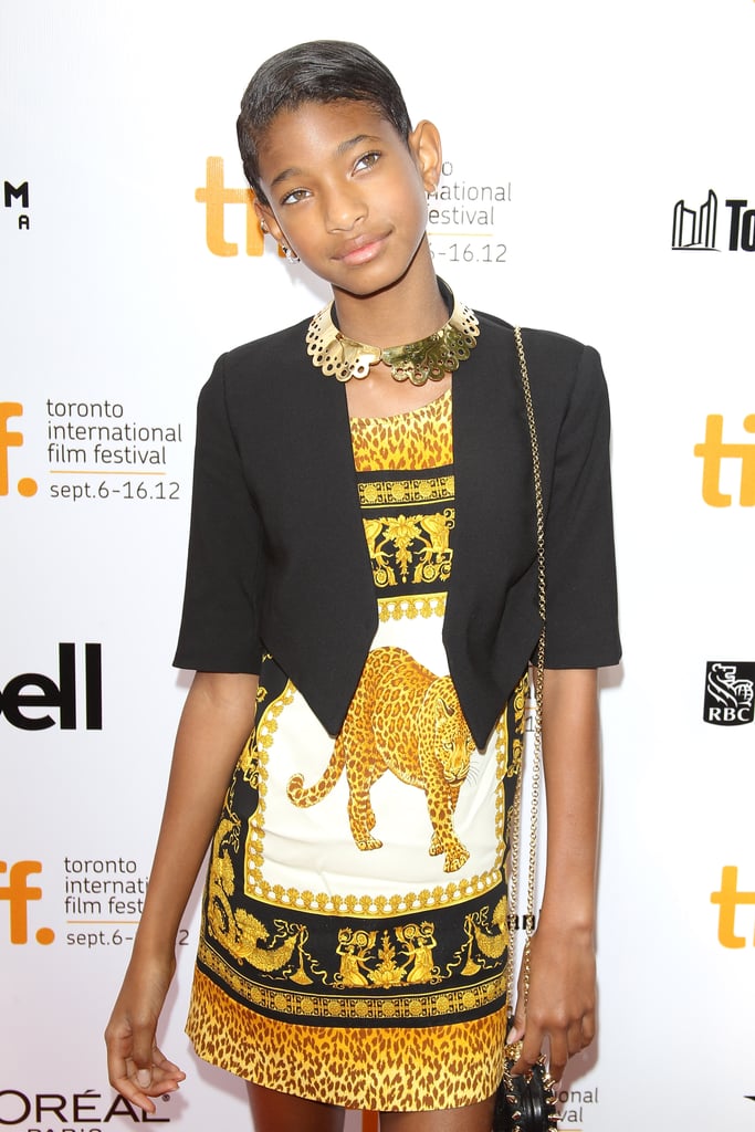 Close-cropped strands make Willow look like her famous (and gorgeous) mother.