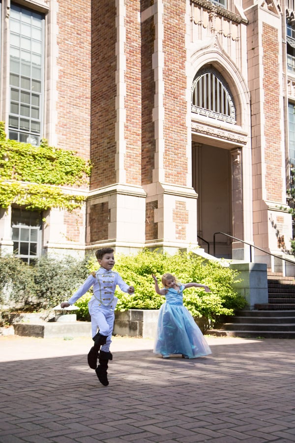 Best Friends' Disney Princess and Prince Charming Photos