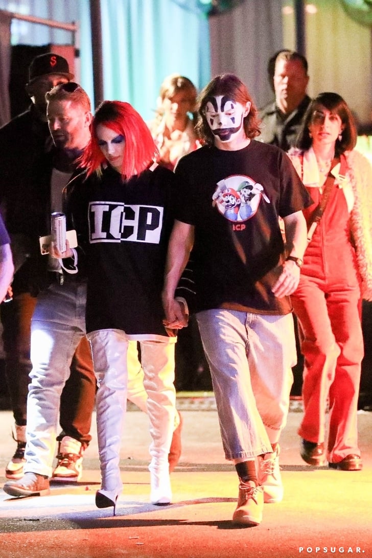 Halsey and Evan Peters at Halloween Party Pictures ...