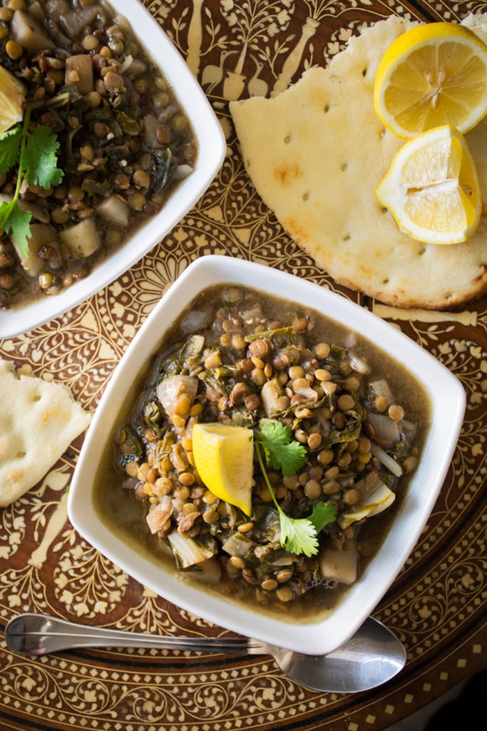 Lemony Lentil Soup With Swiss Chard