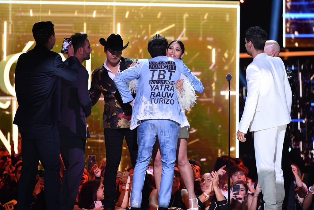 Sebastián Yatra and Reik Accepting Premio Lo Nuestro