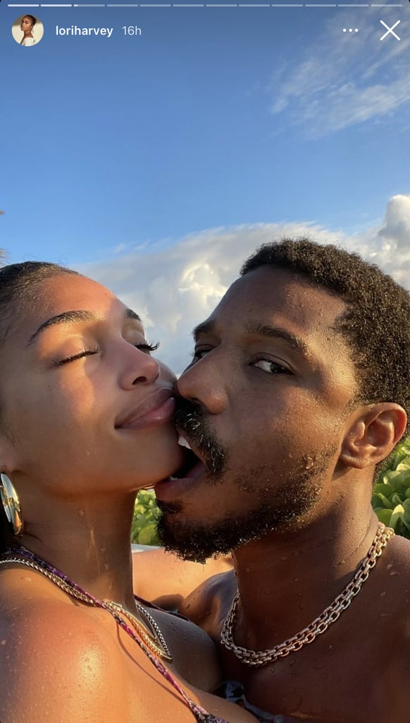 Michael B. Jordan and Lori Harvey's Romantic Vacation Photos