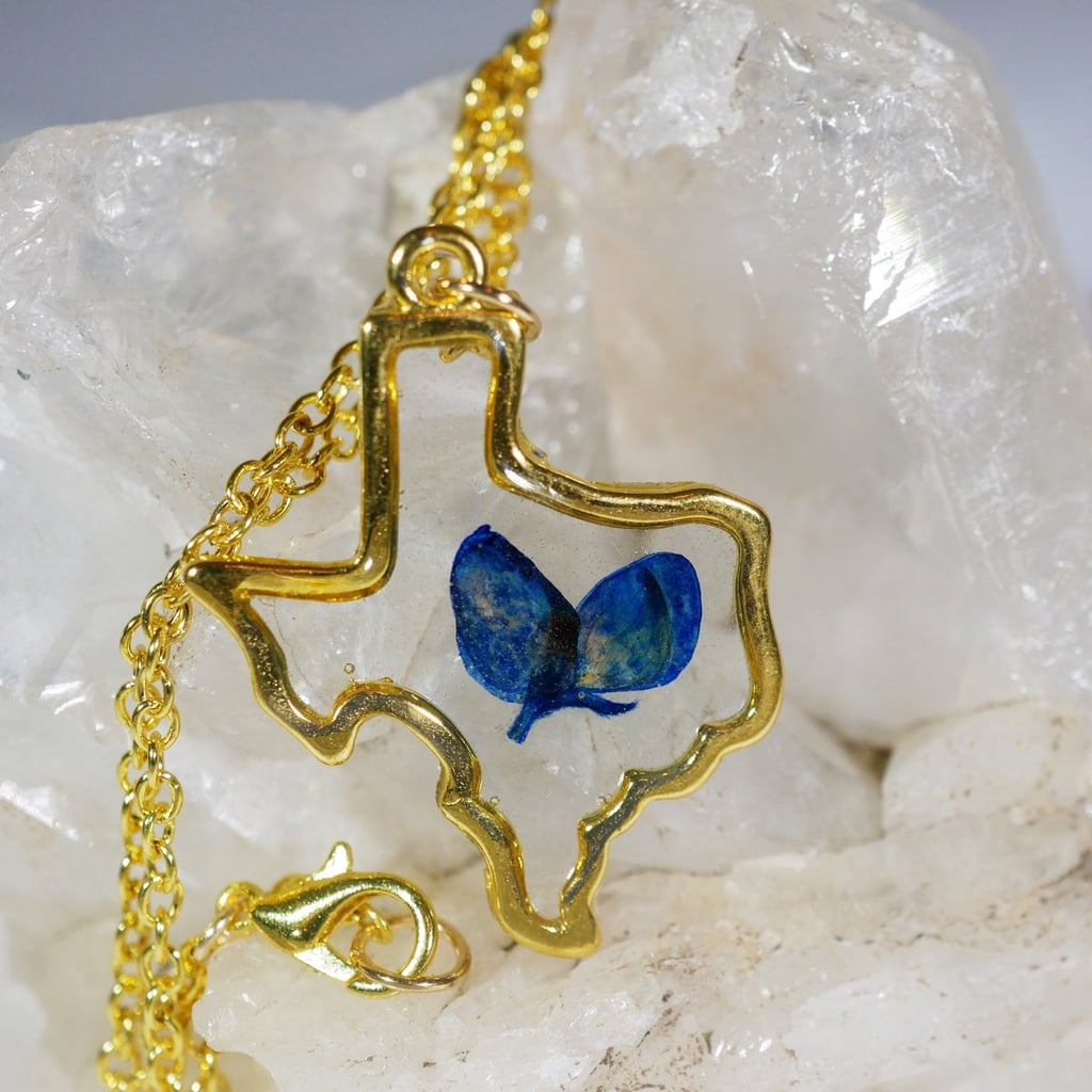 Texas Bluebonnet Necklace