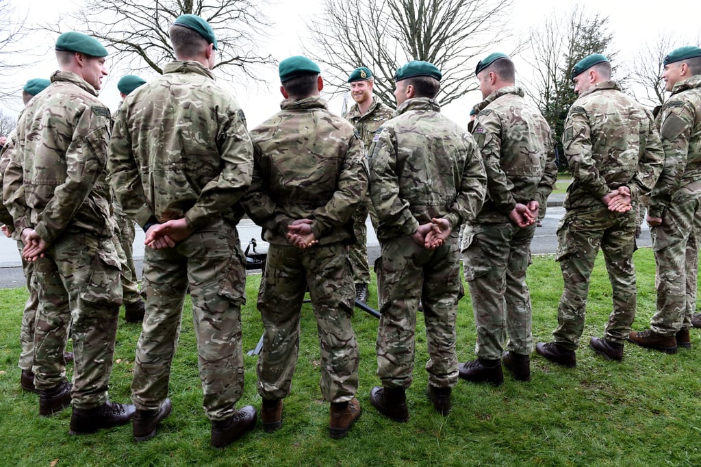 Prince Harry in Uniform at Green Beret Presentation 2019