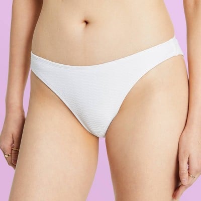 Textured Scoop Bikini Bottom