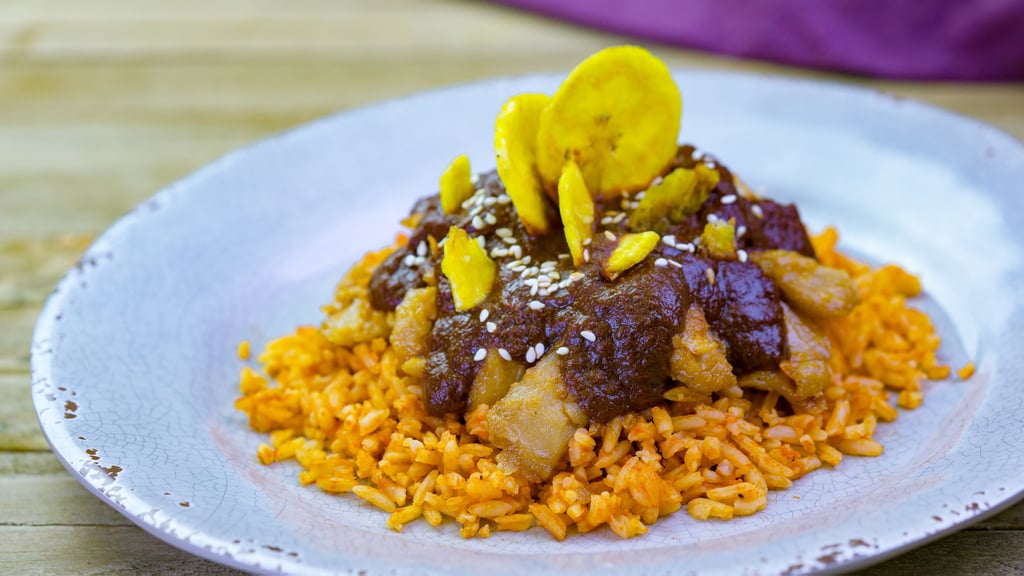 "Chicken-less" Mole With Spanish Rice