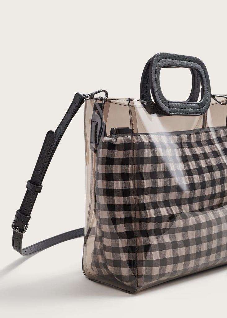 Gingham Vinyl Bag