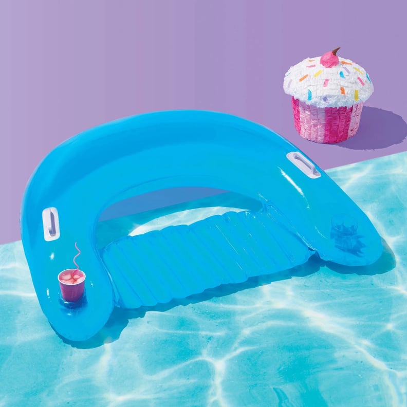 Sun Squad Lazy Lounge Water Float — Blue