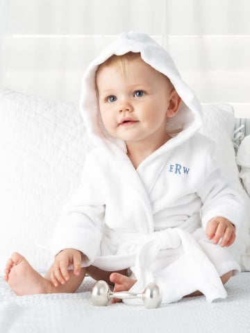 For a Baby Boy: Ralph Lauren Hooded Terry Robe