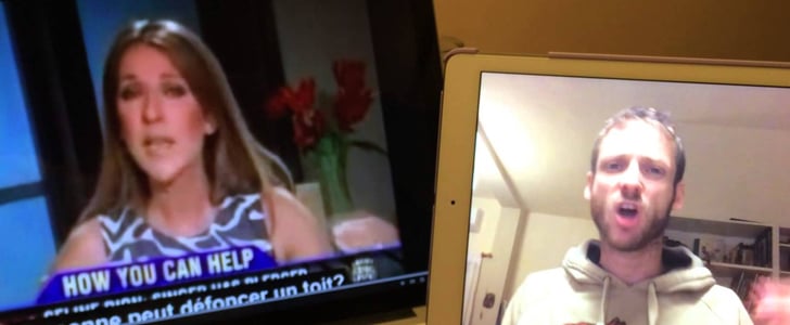 Guy Re-Creates Celine Dion's Larry King Interview | Video