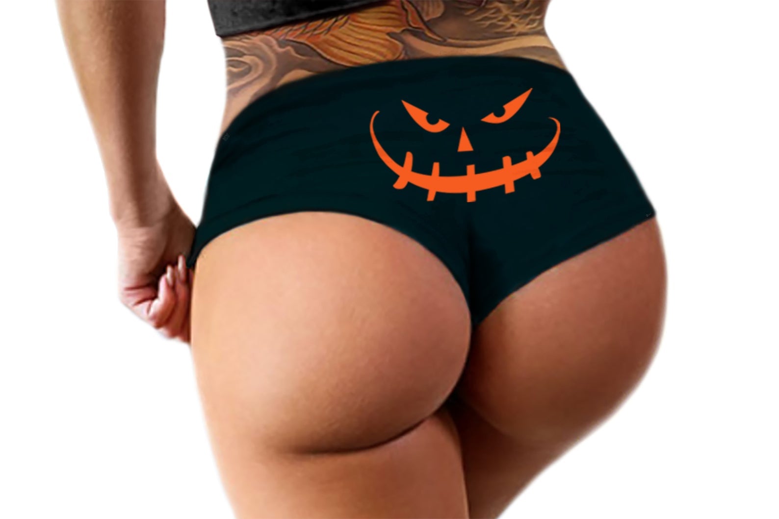 Halloween Thong, Cum in My Booty Panties, Spooky Underwear,ghost