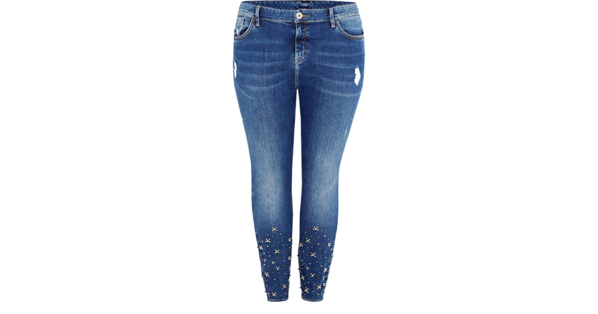 River Island Embellished Jeans Best PlusSize Gifts POPSUGAR