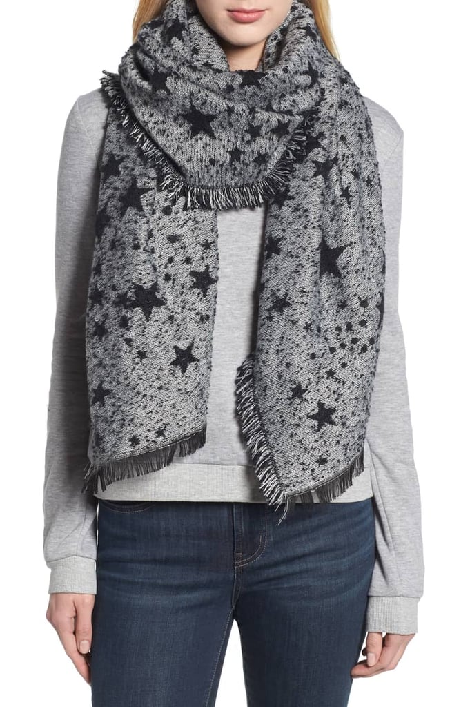 Rebecca Minkoff Metallic Star Oblong Scarf