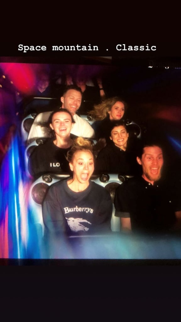 Kaley Cuoco and Karl Cook at Disneyland November 2018