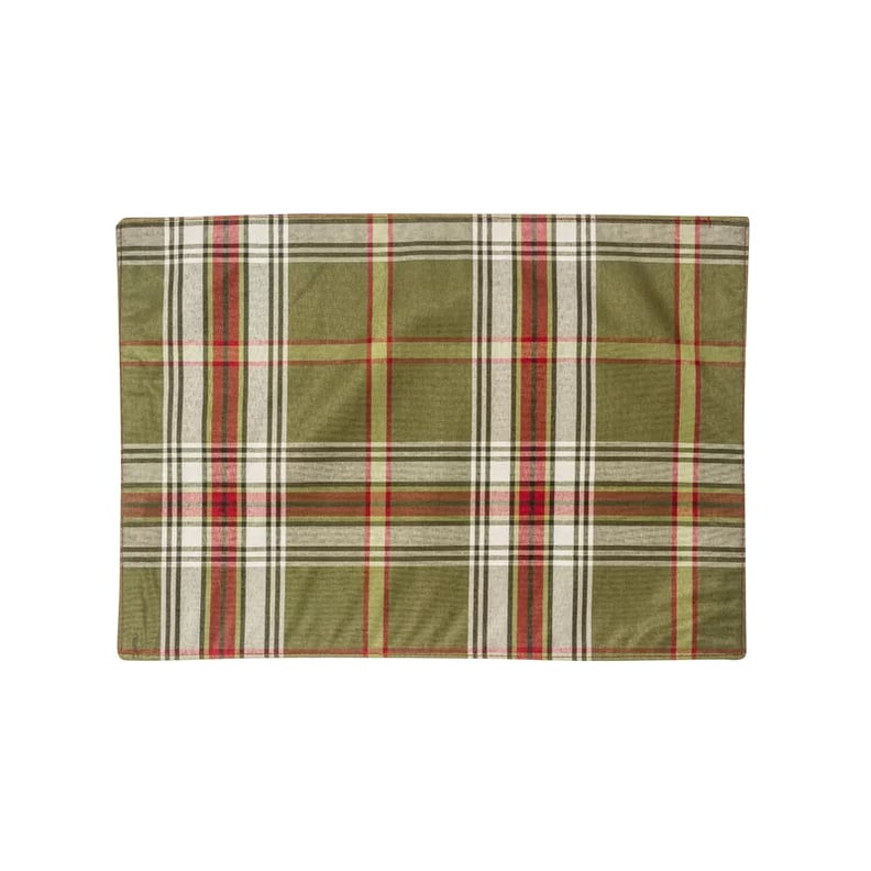 Patterned Placemats: Loon Peak Stellarton Polyester Plaid Rectangular Placemats