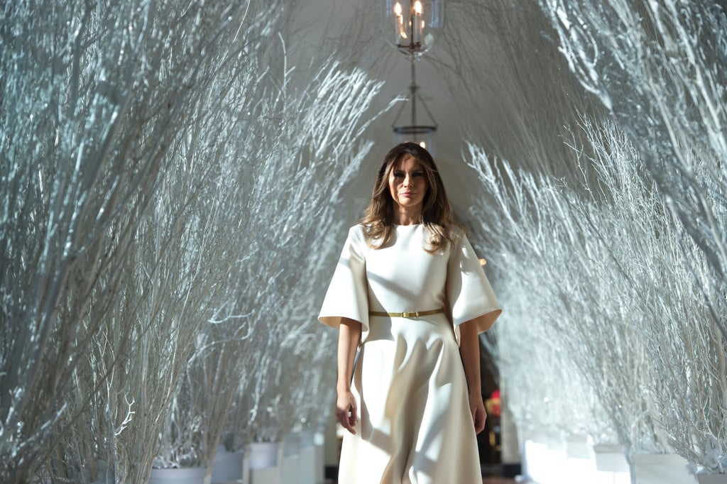 Melania Trump White House Holiday Decorations Reaction Memes