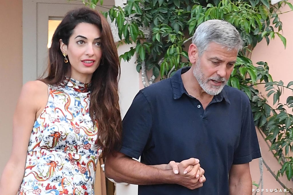 George and Amal Clooney Holding Hands in Italy June 2018