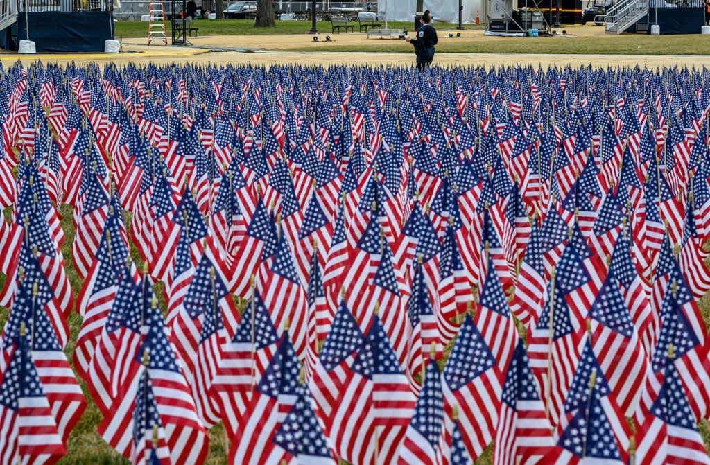 The Meaning of the Field of Flags at the Biden Inauguration