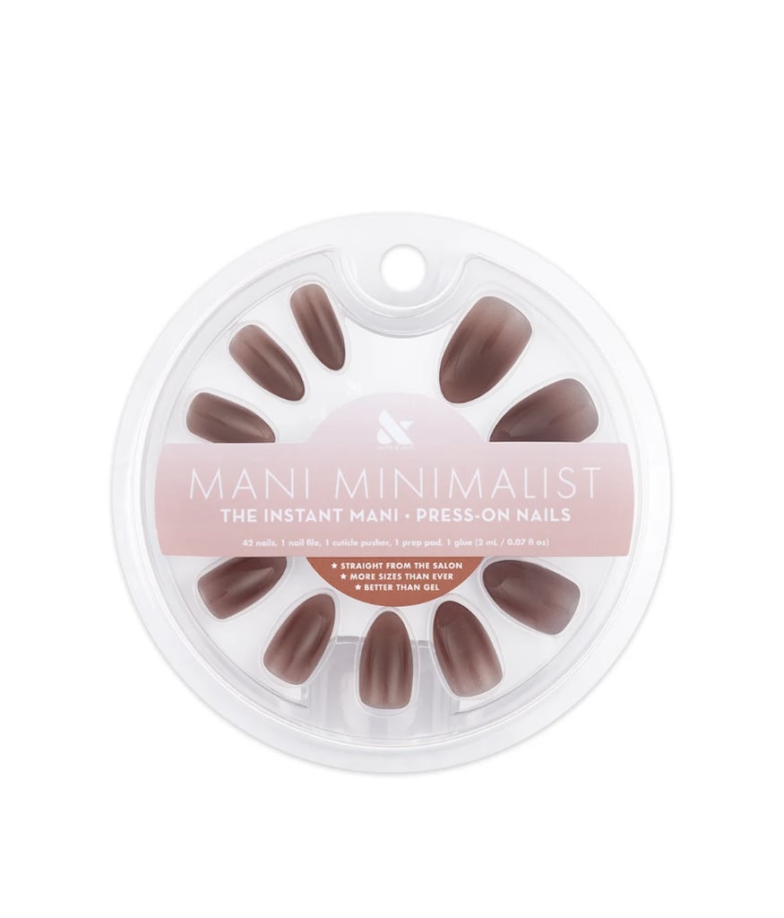 Best Mocha Mousse Beauty Products: Press-On Nails
