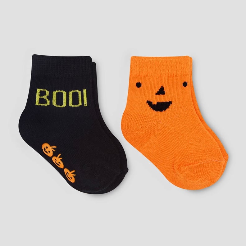 Babys' 2pk Halloween Crew Socks