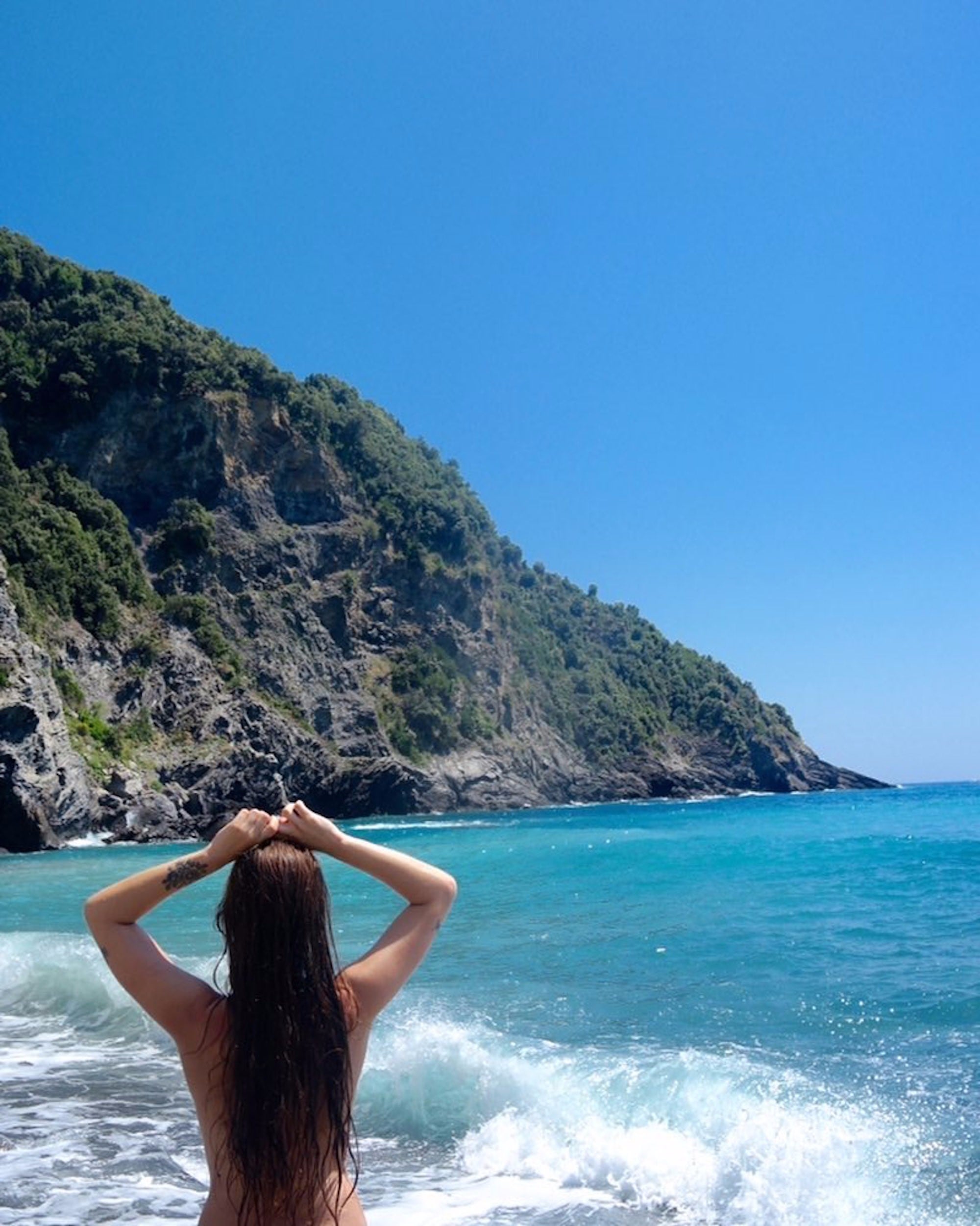 Youtube Nude Beach Sex - Hidden Nude Beach in Cinque Terre, Italy | POPSUGAR Smart Living