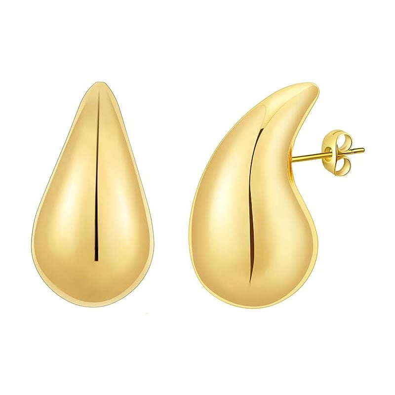 Apsvo Chunky Gold Hoop Earrings