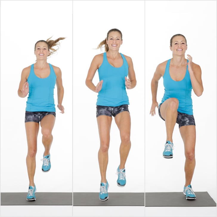 Tabata One: Lateral High-Knee Run and Hold