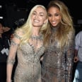 Ciara and Gwen Stefani Went Twinning in Their Naked Dresses