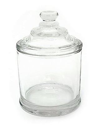 Everhome Small Traditional Glass Apothecary Canister
