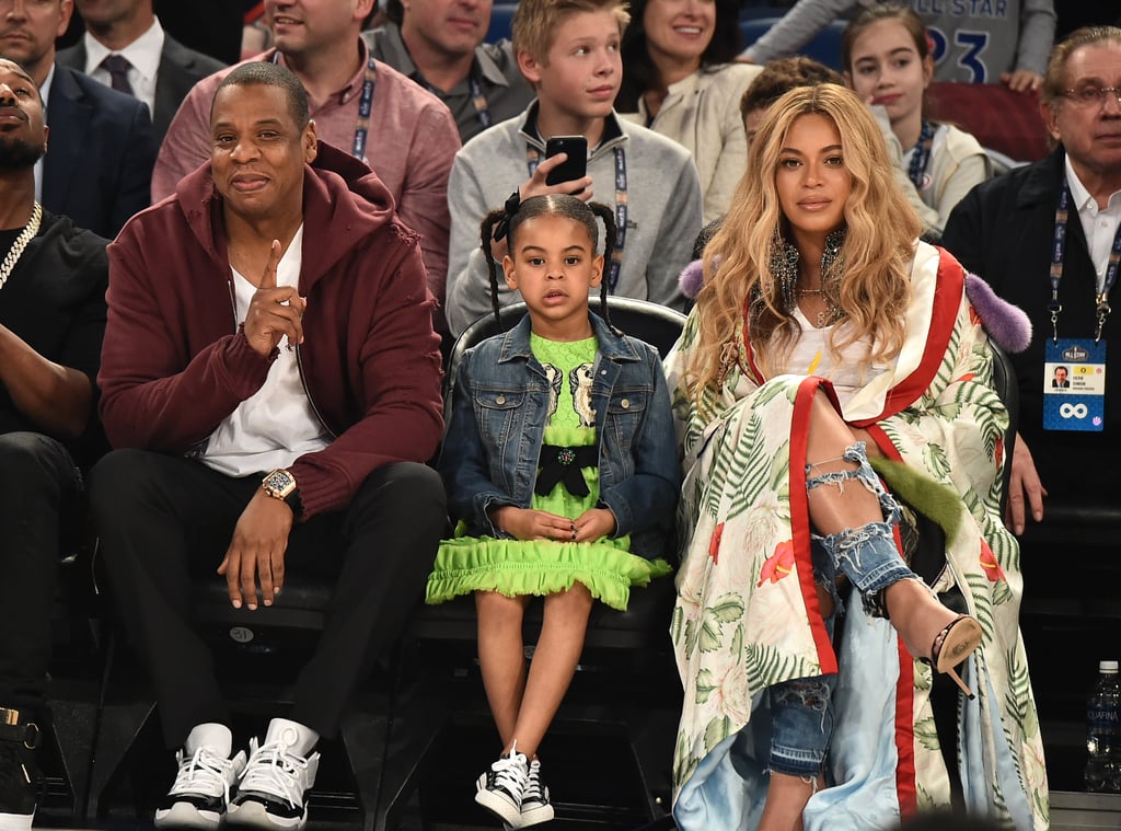 Beyonce's Gucci Robe at the NBA All-Star Game 2017