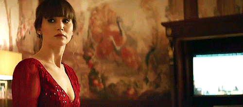 jennifer lawrence red sparrow red dress Jennifer Lawrence takes risque step in 'Red Sparrow'