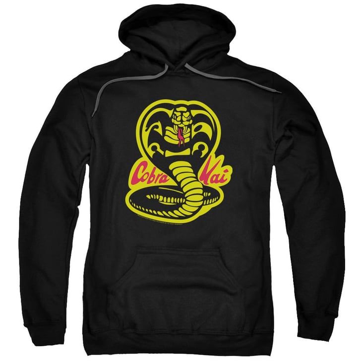 Cobra Kai Snake Logo Black Hoodie | The Best Cobra Kai Products, Merch ...
