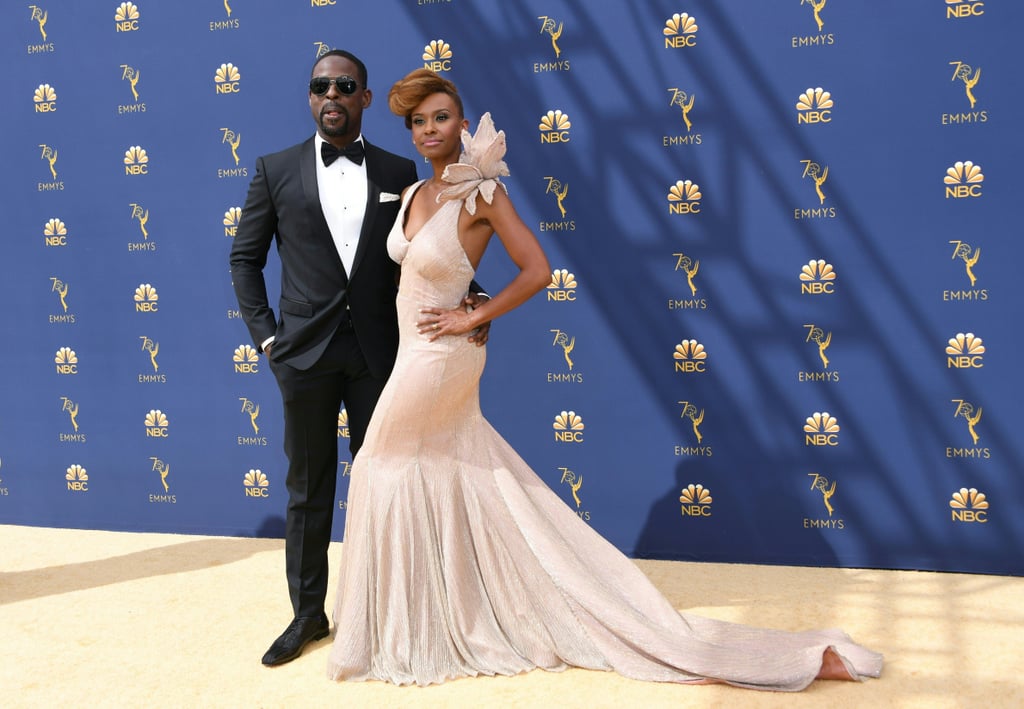 Sterling K. Brown and Ryan Michelle Bathe at the 2018 Emmys