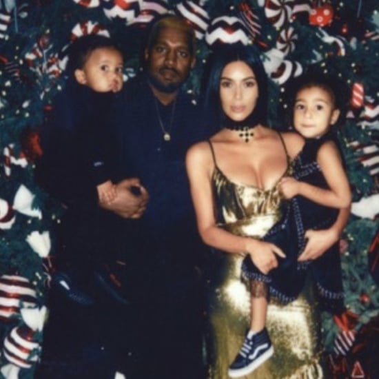 Kanye West and Kim Kardashian Family Christmas Photo 2016