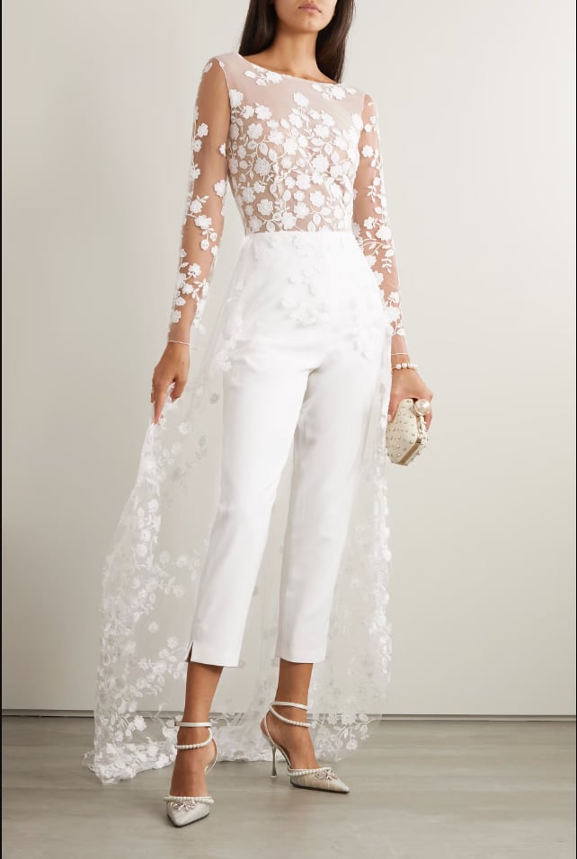 Tulle jumpsuit top