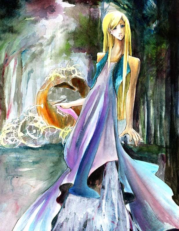 Cinderella in Watercolors