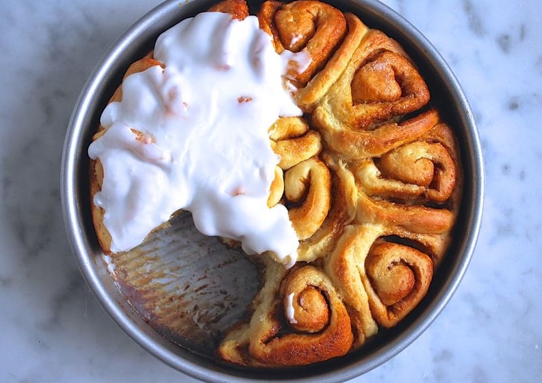 Whiskey Salted Caramel Cinnamon Rolls