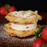 Funnel Cake Ice Cream Sandwich