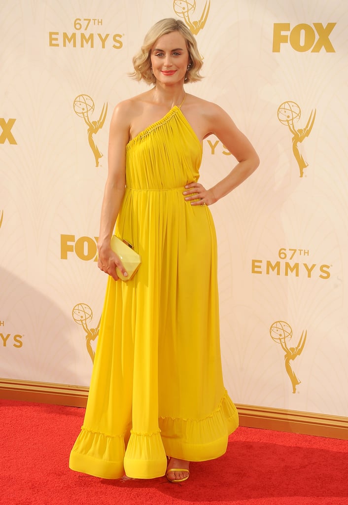 Taylor Schilling was as gorgeous as ever in yellow.