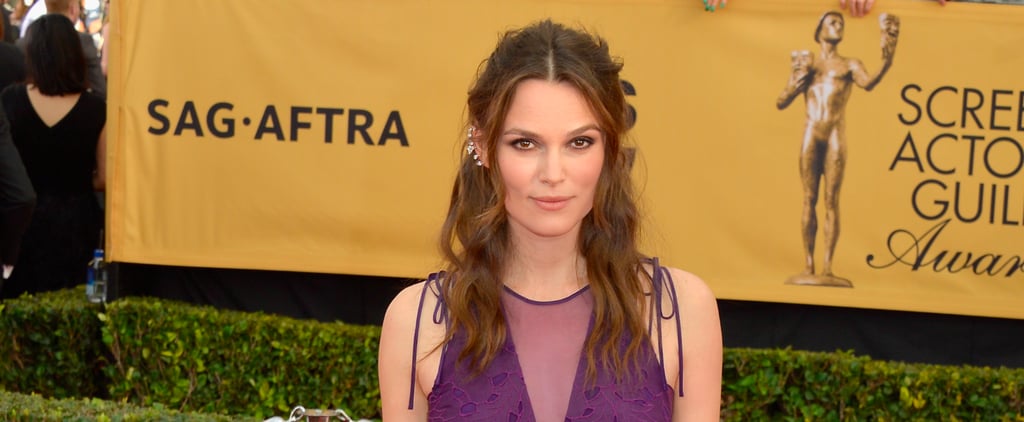 Keira Knightley Hair and Makeup at the SAG Awards 2015