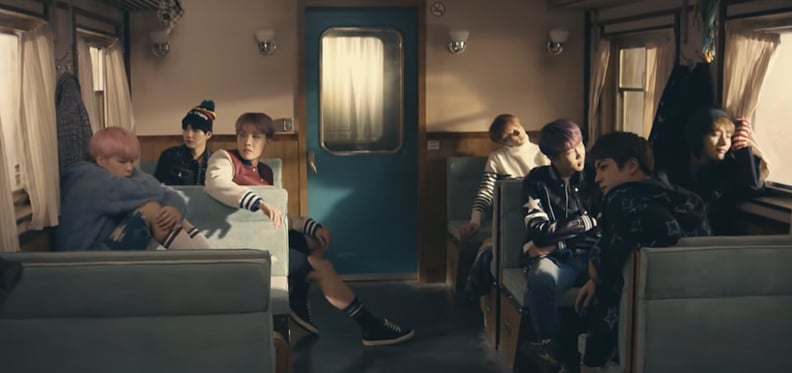 BTS's "Yet to Come" Music Video Easter Egg: BTS Sitting in a Bus